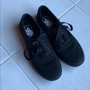 Black low pro vans. NEVER WORN